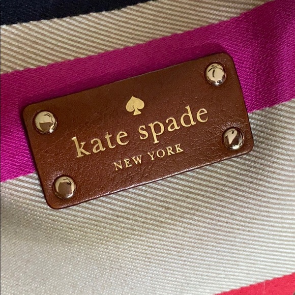 Kate Spade canvas purse - Picture 2 of 9